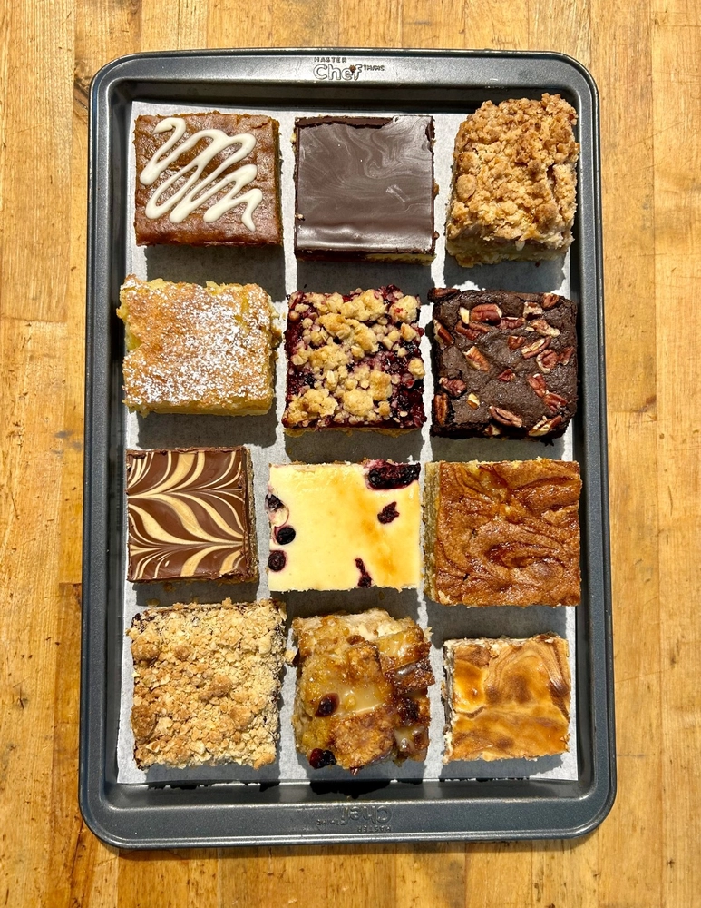 Assorted Baked Goods On A Tray